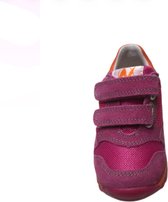 Naturino Mt 22 velcro's lederen sportieve sneakers Sammy fuxia orange
