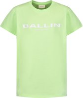 Ballin Amsterdam -  Jongens Slim Fit  Original T-shirt  - Groen - Maat 164