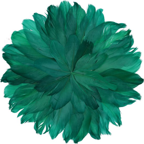 Veren onderlegger krans - Groene Lentebloem Carina - om te leggen of op te hangen -  D 20 cm