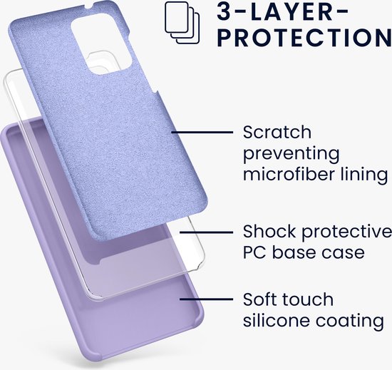 kwmobile Coque Compatible avec Samsung Galaxy A52 A52 5G Bleu métallique Housse de téléphone Protection Souple en TPU A52s 5G 