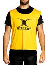 Gilbert Rugbyhesje Polyester Geel - Volwassenen