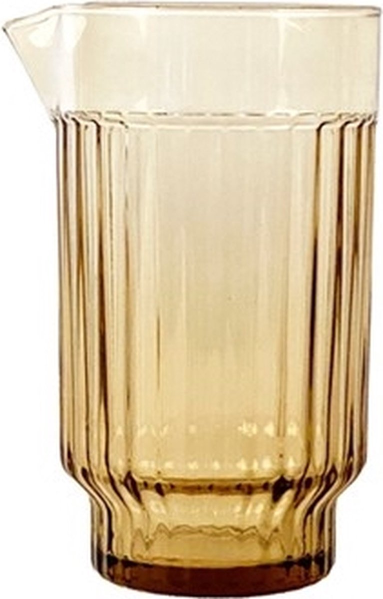XLBoom Lima Karaf - Waterkaraf in Glas - Lichtamber - 0,5L