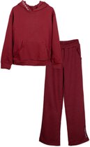 COMFY SET ASOL / Broek & Hoodie / bordeaux / maat S