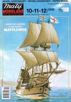bouwplaat / modelbouw in karton Mayflower , Engels galjoen, schaal 1/100