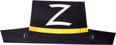 Carnival Toys Hoedjes Zorro Junior Papier Zwart One-size 6 Stuks