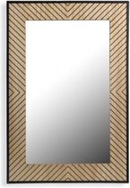 Wandspiegel Cohen MDF (60 x 40 x 2 CM) - Wandspiegel rechthoek - Wandspiegel hout - Wandspiegels