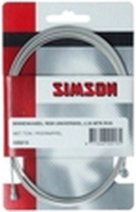 Simson binnenkabel rem universeel 2,35 mtr rvs.