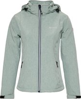 Nordberg Rinda - Softshell Outdoor Zomerjas Dames - Lichtgroen Melange  - Maat M