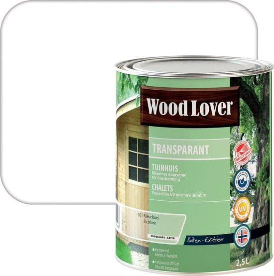WoodLover Transparent - 2,5L - 12m²