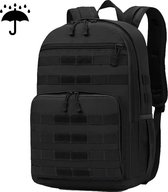 Waterdichte Rugzak - Hybride Tactical Backpack - Reistas Handbagage - Wandelrugzak - Grote Schooltas zwart