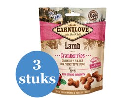 Carnilove Crunchy Snack Lam / Cranberries - 3 x 200 g