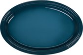 Le Creuset Aardewerken serveerschaal Deep Teal 46cm