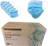 Medische Mondkapjes | Mondbeschermer 3 laags wegwerp 50 stuks | type IIR – 2R | Wegwerpmaskers