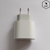 USB C  adapter 20w - wit - geschikt voor UBS C kabels - snellader iPhone - snellader Samsung