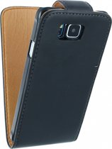 Xccess Leather Flip Case Samsung Galaxy Alpha Black