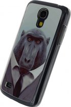 Xccess Metal Cover Samsung Galaxy S4 Mini I9595 Funny Chimpanzee