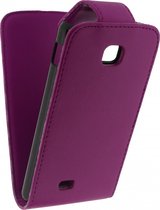 Xccess Leather Flip Case LG Optimus F5 P875 Purple