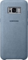 Samsung Galaxy S8+ Hoesje - Alcantara Cover - Mint