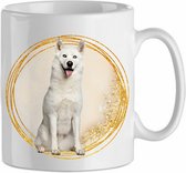 Mok Siberische Husky 1.3 | Hond| Cadeau| Cadeau | Beker 31 CL