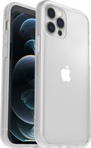 Apple iPhone 12 Hoesje - Otterbox - React Serie - Hard Kunststof Backcover - Transparant - Hoesje Geschikt Voor Apple iPhone 12