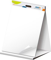 Stick'n tafel flipovers - 2 stuks - zelfklevend papier - 20 pagina's sticky notes per flipchart