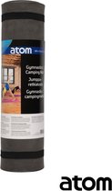 Atom Fitness mat - Campingmat 180x50x0,7 cm zwart