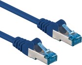 Goobay S/FTP netwerkkabel blauw - CAT6a - 1 meter