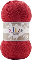 Alize Bella 56 Red Pakket 5 bollen 500 Gram