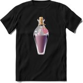 Valentijn love potion T-Shirt | Grappig Valentijnsdag Cadeautje voor Hem en Haar | Dames - Heren - Unisex | Kleding Cadeau | - Zwart - XXL