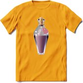 Valentijn love potion T-Shirt | Grappig Valentijnsdag Cadeautje voor Hem en Haar | Dames - Heren - Unisex | Kleding Cadeau | - Geel - S