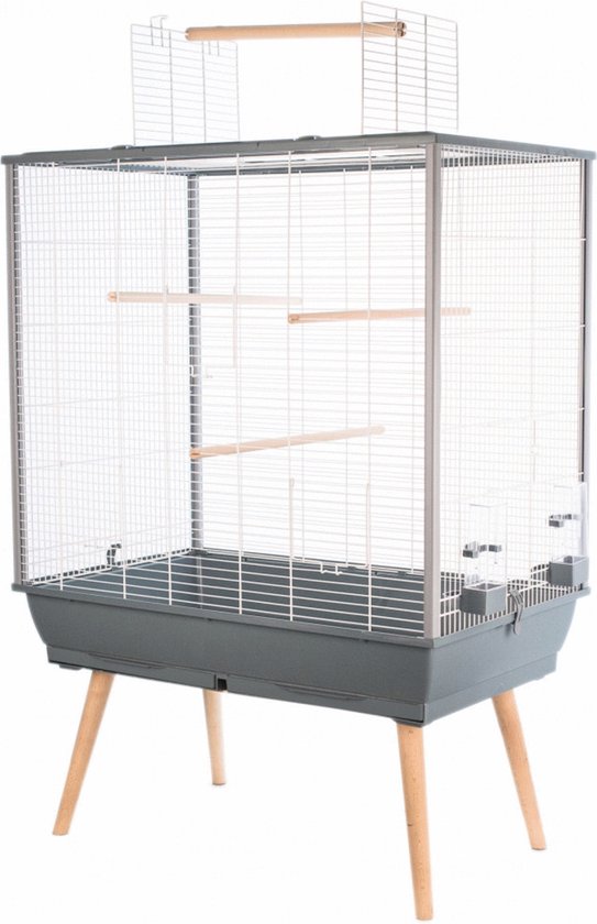 ZOLUX Neo JILI kooi voor vogels H80, grijs