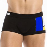 Modus Vivendi - Mondriaan Boxer Zwart - Maat XL - Heren Boxer - Mannen Ondergoed