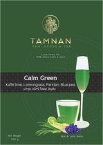 Calm Green 100 gram- Thaise kruidenthee- Pandan/Kaffierlimoen/Citroengras/Blue pea- Tamnan Thai Herbs & Tea