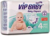 Bebiko VIP Baby Maxi Active & Soft Pampers Luiers - Voordeelverpakking - Maat 4 (8-19 kg) - 128 stuks (4 x 32)