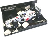 The 1:43 Diecast Modelcar of the BAR Honda 03 #10 of 2001. The driver was Jack Villeneuve. The manufacturer of the scalemodel is Minichamps.This model is only online available