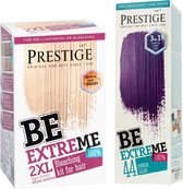 Prestige BeExtreme Semi-Permanente Paarse Haarkleuring - Bleach kit & Power Lilac Voordeelset
