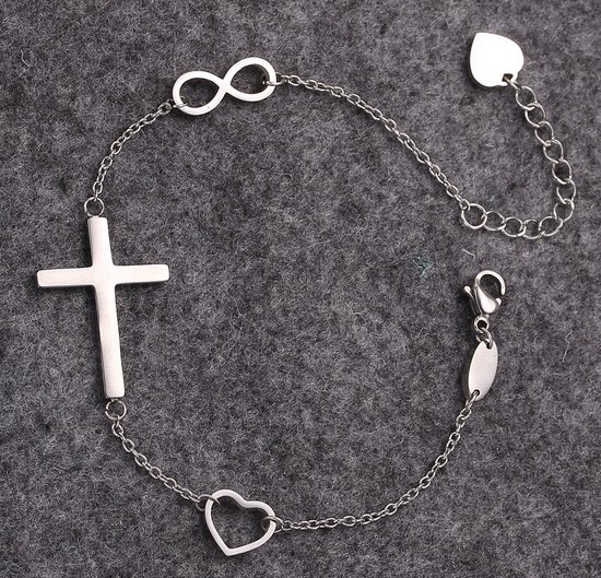 Bangle met bijbeltekst op binnen en buitenkant :: Grace And Praise Christelijke Sieraden