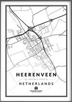 Citymap Heerenveen - Stadsposters 40x50