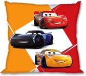 Disney Cars 3 (2 Zijden) Sierkussens - Kussen - 40 x 40 inclusief vulling - Kussen van Polyester - KledingDroom®