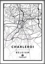 Citymap Charleroi - Stadsposters 50x70