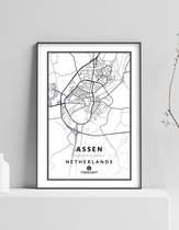 Citymap Assen - Stadsposters 40x50
