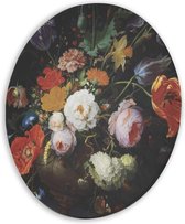Art for the Home | Rijksmuseum Bloemen - Canvas Rond - 70 cm in dm