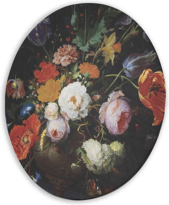 Art for the Home - Toile ronde - Fleurs du Rijksmuseum - diamètre 70