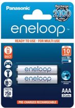 Eneloop - 2x Oplaadbare Eneloop Batterij AAA LR03 - Oplaadbaar - Duurzaam - Tot 2100 x Opladen - AAA / Micro / LR03 / GP24G / 24G / R03 / 1212 / FR03 / L92