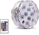 Led Base - Ledverlichting - RGB + Warmlicht - Led platform - Kaars licht effect - Voor in theelichthouder - zwembad led - Waterproof - led verlichting op batterij - led verlichting