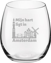 Gegraveerde Drinkglas 39cl Amsterdam