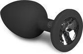 Diamond Plug Klein - Zwart - 13x8x4 - Anaal Toys