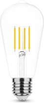 Modee Lighting - LED Filament lamp - E27 ST64 4W - 4000K helder wit licht