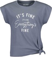 Blue Seven - Meisjes shirt - Blauw - Maat 152