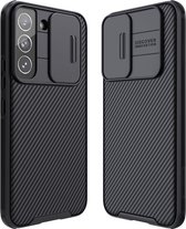 Nillkin - Samsung Galaxy S22 Hoesje met Camera Slider Zwart